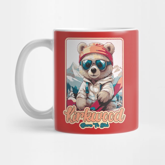 Cute Bear Kirkwood Mountain Ski by Surrealcoin777